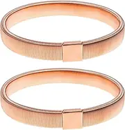LALAFINA Adjustable Men's Wristband Bracelet Men's Upper Arm Bracelet Elastic Band