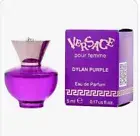 NIB Versace Dylan Purple Pour Femme Eau De Parfum EDP 5ml/0.17oz Travel Mini!