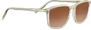 [SERENGETI] Men's Lenwood Mineral Polarized Drivers Gradient Lenses Sunglasses, Crystal Champagne