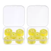 2set Prewound Sewing Bobbin Thread with Storage Plastic Case, Yellow