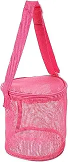 Milisten Outdoor Beach Bag Portable Mesh Sand Organizer Capacity Beach Shell Storage for Towels and Sundries for Beach Camping and Travel