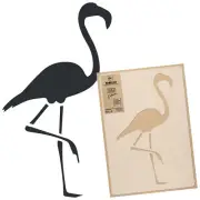 Reusable PLASTIC Wall STENCIL Template // 17.7"x25.6" or 25.6"x37.4" // FLAMINGO