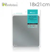 在飛比找蝦皮購物優惠-【現貨】infotec 18x21cm 防汙PVC滑鼠墊 防