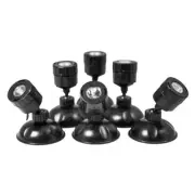 Totalpond 52546 6-LED Mini Lights Kit Black Dusk-to-Dawn Sensor Pond & Landscape