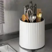 Household Rotating Kitchen Knife Holder Kitchen Supplies Integrated Storage Multifunctional Knife Holder Storage Rack
