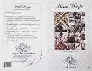 Black Magic Quilt Pattern & Kit by Northwater Quilts 45" x 54"