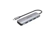 UNITEK 6-In-1 USB Multi-Port HDMI SDHC Card Reader USB-C Hub H1107D