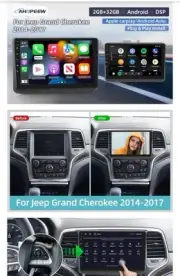 2+32G Android 12 For Jeep Grand Cherokee 2014-2017 Car Radio Stereo Carplay GPS