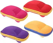 [WRITWAA] Cute Glasses Storage Case Boys and Girls Sunglasses Case Zipper Hard Shell Portable Eyeglasses Carrier for Boys and Girls