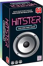 Jumbo Hitster: The Ultimate Party Game for Adults | 2-10 Players | Ages 16+ | 300+ Iconic Hits, Card Games, Music Timeline | Fun, Laughter, and Memories Guaranteed UK Edition