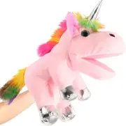Animal Hand Puppets 12 Inch Unicorn Plush Dinosaur Animals Hand Puppet Toys Role