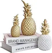 Golden Pineapple Ornament Resin Large Decor Modern Style for Home Wedding