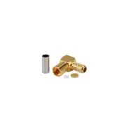 MMCX Female Jack Right Angle RF Connector Crimp LMR100 RG316 RG174 Coax Cable