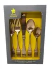ROYAL HOME 20 PIECES FLATWARE SET STAINLESS STEEL HAMMERED Silver COLOR