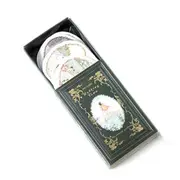 Retro fairy tale town series Journal Matchbox Diary Stickers Retro Stamps Scrapbooking Sticker Label Vintage Sticker