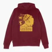 Lion King Simbas Journey Hoodie - Burgundy