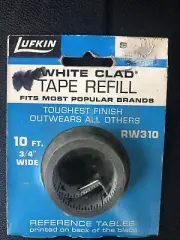 Vintage Lufkin RW310 White Clad Tape Refill 10‘ X 3/4” Wide RW310 New! USA MADE