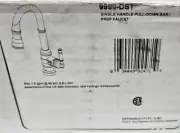 Delta 9990-DST Broderick Pull Down Wet Bar & Prep Sink Faucet, Chrome