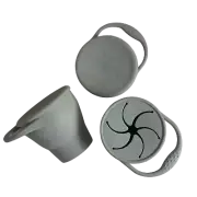 Sage Collapsible Silicone Snack Cup