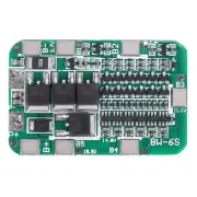 6S 15A 24V PCB BMS Board for 6 18650 Li-Ion Lithium Battery Cell Module DIY H2U1