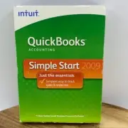 Intuit QuickBooks Simple Start Special Edition 2009 New Sealed