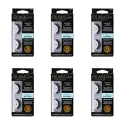 6x Manicare Glam Pro Magnetic Lashes/False Eyelash Reusable Natural Charlotte