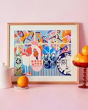 Paint by Numbers - Kitchen Window - 20 x 15.7 inch Canvas - Artwork by Laura Thomas - Designed to Frame - Journey of Something Paint by Numbers