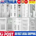 Bathroom Storage Waterproof Cupboard Cabinet Organize Laundry Save Toilet Space