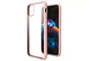 ZUSLAB iPhone 11 Pro Max Case Tough Fusion Shock Absorption Rubber Bumper Pro Maxtective Transparent Hard Back Clear Cover for Apple - Pink