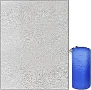 Aluminum Mats Foam Mats 150 x 200cm Sleeping Mat for Camping, Foldable Tent Mat Floor Mat Thermatter Thermal Mat Insulating Ceiling Matt Made of Aluminum foil Ultralight