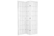 Shoji Room Divider Screen White 3 Panel