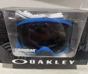 Oakley Crowbar Snowboard Ski Goggles Skydiver Blue NEW