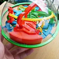 在飛比找樂天市場購物網優惠-(免運)魔幻迷宮球大號魔方飛碟走珠3D立體智力幻智球兒童益智