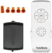 YUKIHALU 3-In-1 Small Size Universal Ceiling Fan Remote Control Kit, 4 Countd...