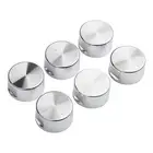 6 Pieces Universal Cooktop Knob Switch Round Metal Control Durable Oven Knobs