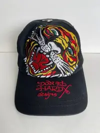 在飛比找Yahoo!奇摩拍賣優惠-Ed Hardy  絕版稀有 老虎頭 老帽 卡車帽 網帽 現