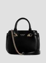GUESS Black Logo Lorelei Mini Satchel Bag