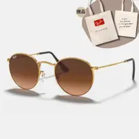 在飛比找ETMall東森購物網優惠-【RayBan 雷朋】經典圓形漸層太陽眼鏡(RB3447-9