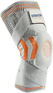 Physio Factory Knee Support. Knee Brace for Knee Pain, Knee Compression Sleeve. Knee Brace Support for Women and Men in Sport. Knee Support brace for arthritis. Knee Sleeves. Blue (L)