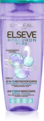 [L´oréal paris] L'Oreal Paris Elvive Hyaluron Pure Moisturizing Shampoo for Oily Scalp and Dry Ends 400ml