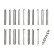 3x18mm Dowel Pins, 20pcs Round Head Flat Chamfered End Dowel Pin