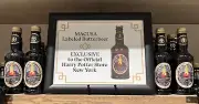 Harry Potter New York NY Butter Beer Glass Bottle Minalima MACUSA Butterbeer x1