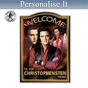Legend Of Elvis Personalised Welcome Sign