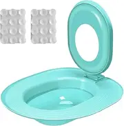 Cat Toilet Trainer Kit, Kitten Potty Teaching Seat, Leakproof, Toilet Training System for Cats, Easy Step-by-Step Litter- Toilets Training for Apartment, Bathroom and House Use, 39x36.5cm