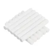 Basics Dustless Chalk with Eraser, White, 24-Pack