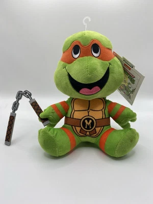 TMNT Kidrobot Michelangelo Phunny Plush 9” Teenage Mutant Ninja Turtles