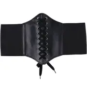 Women Wide Waist Belt Elastic Buckle Dress Ladies Stretch Corset Cinch Waistband
