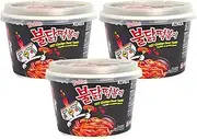 [Samyang] Bulldark Spicy Chicken Roasted Tteokbokki (Pack of 3) / Korean Food/Korean Tteokbokki/Spicy Tteokbokki (Overseas Direct Shipment)