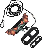 VILLFUL 1 Set Pet Harness Traction Rope Reptiles Traction Rope Reptile Lizard Leash Harness Leash Orange Cloth