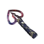 Car Accs JDM S Broken Heart TSURIKAWA Galaxy Ring Blue Flower Nylon Handle Strap